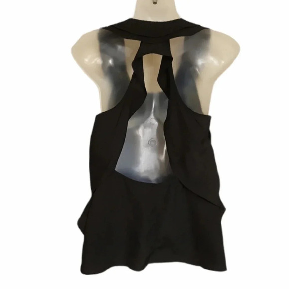 Foreign Exchange black ruffle front top - Picture 2 of 7